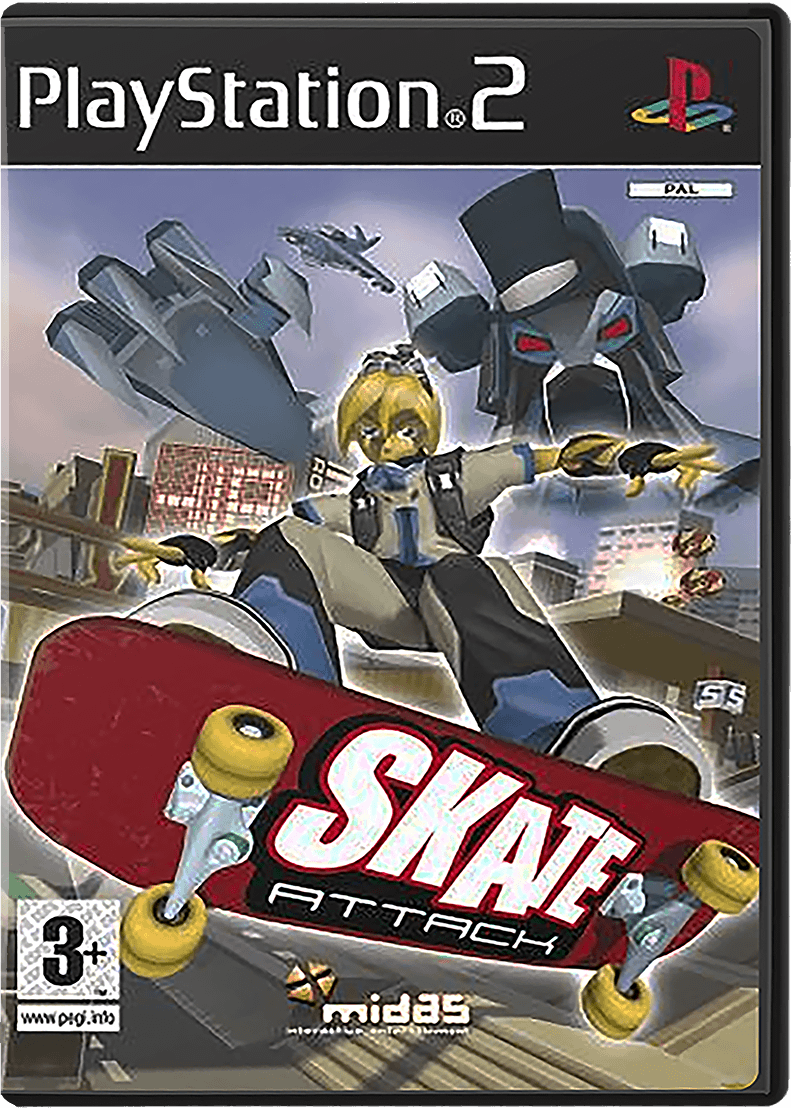 Skate Attack box art for Playstation 2